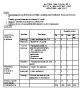 Ma trận và đề kiểm tra 45 phút số 3 môn Tiếng Anh Lớp 7 - Năm học 2017-2018 (Có đáp án)